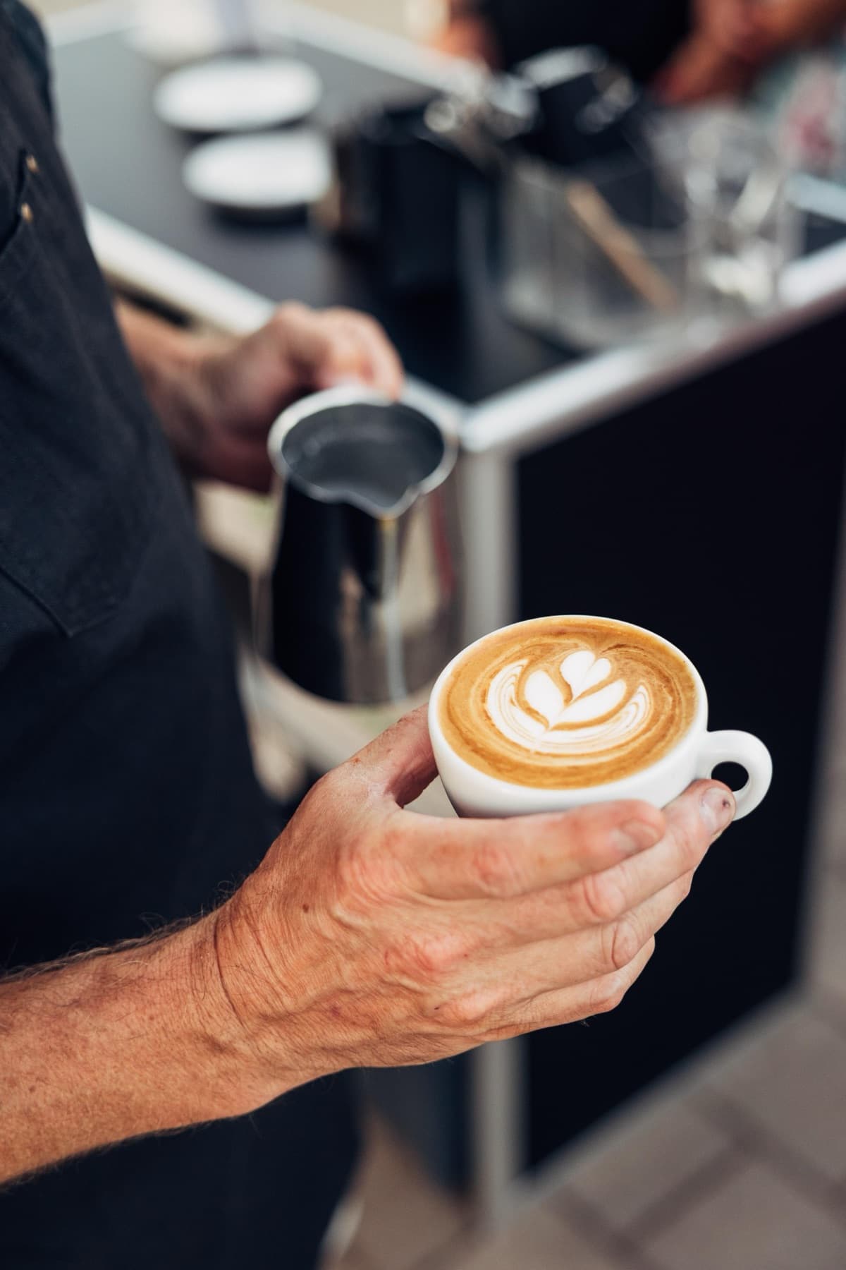 High-End Siebträger-Maschine für Premium Messe-Catering